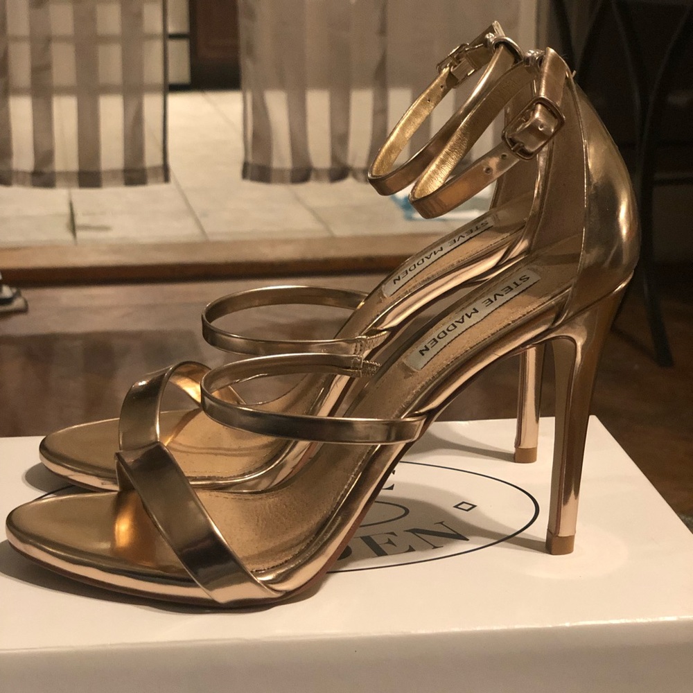 Steve Madden Rose Gold Dressy Heels